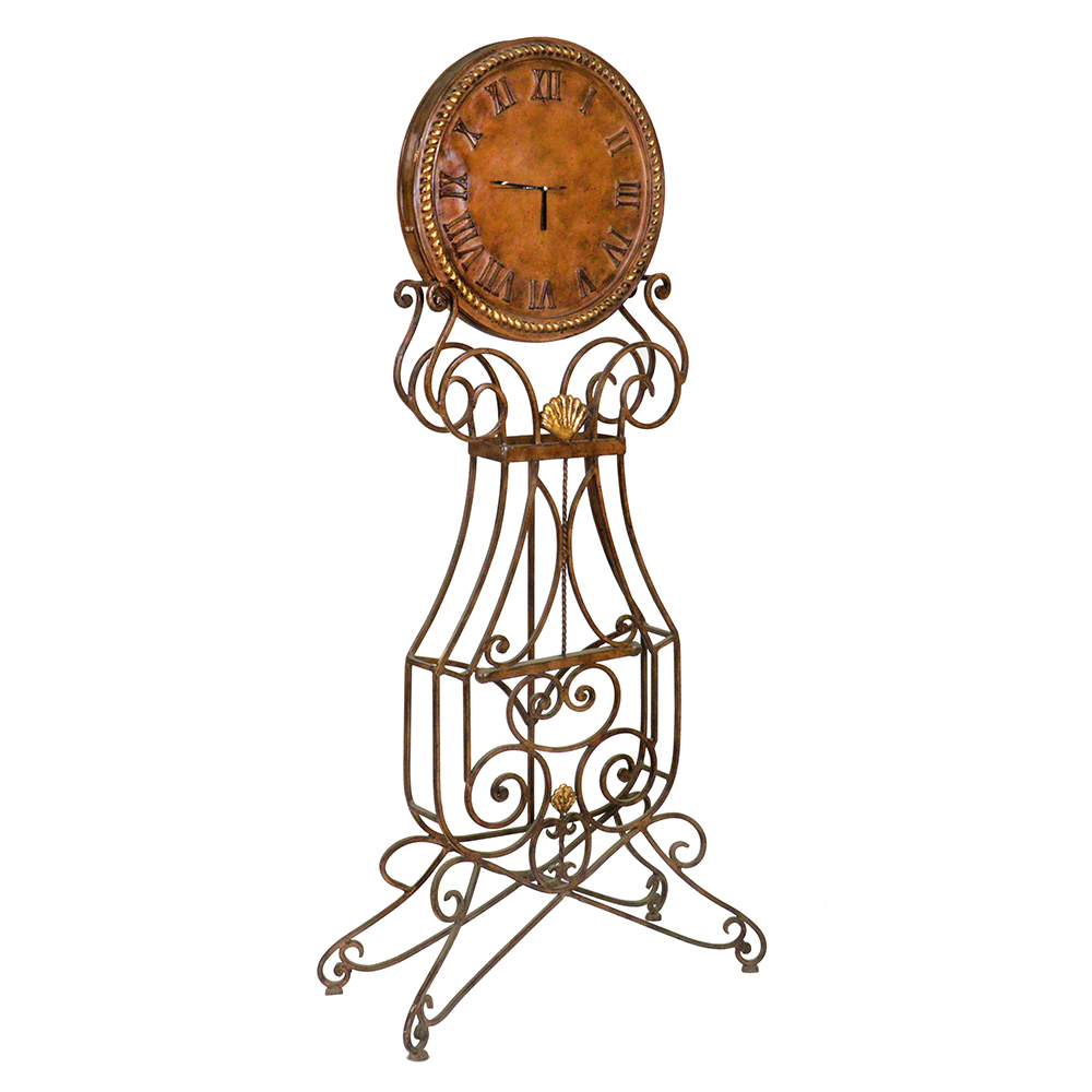 Round Clock on Metal Stand S607Clock-1 sigla furniture