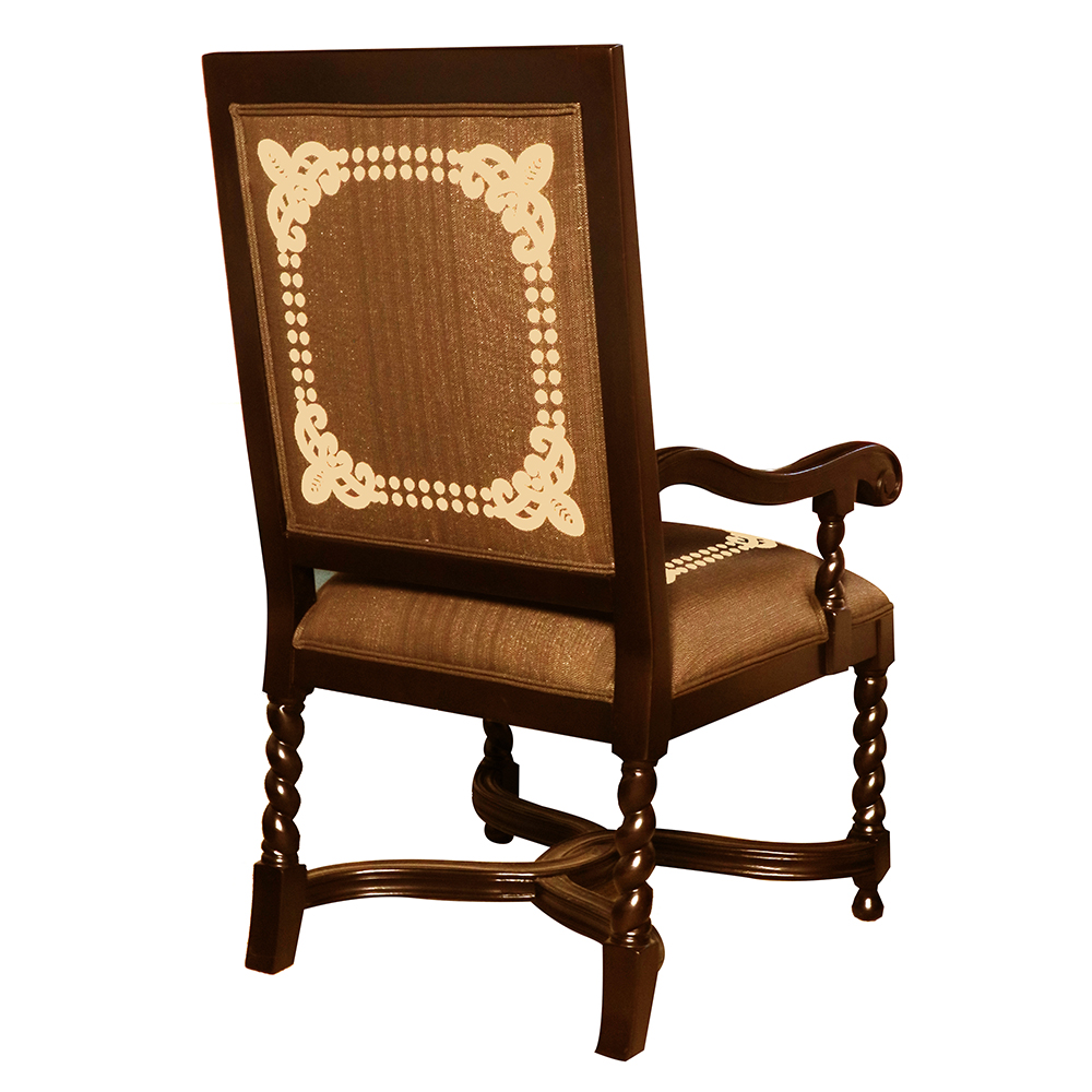 bella bobbin twister arm chair s857a4-1 sigla furniture