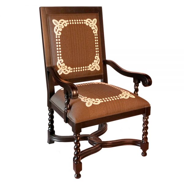 bella bobbin twister arm chair s857a4 sigla furniture