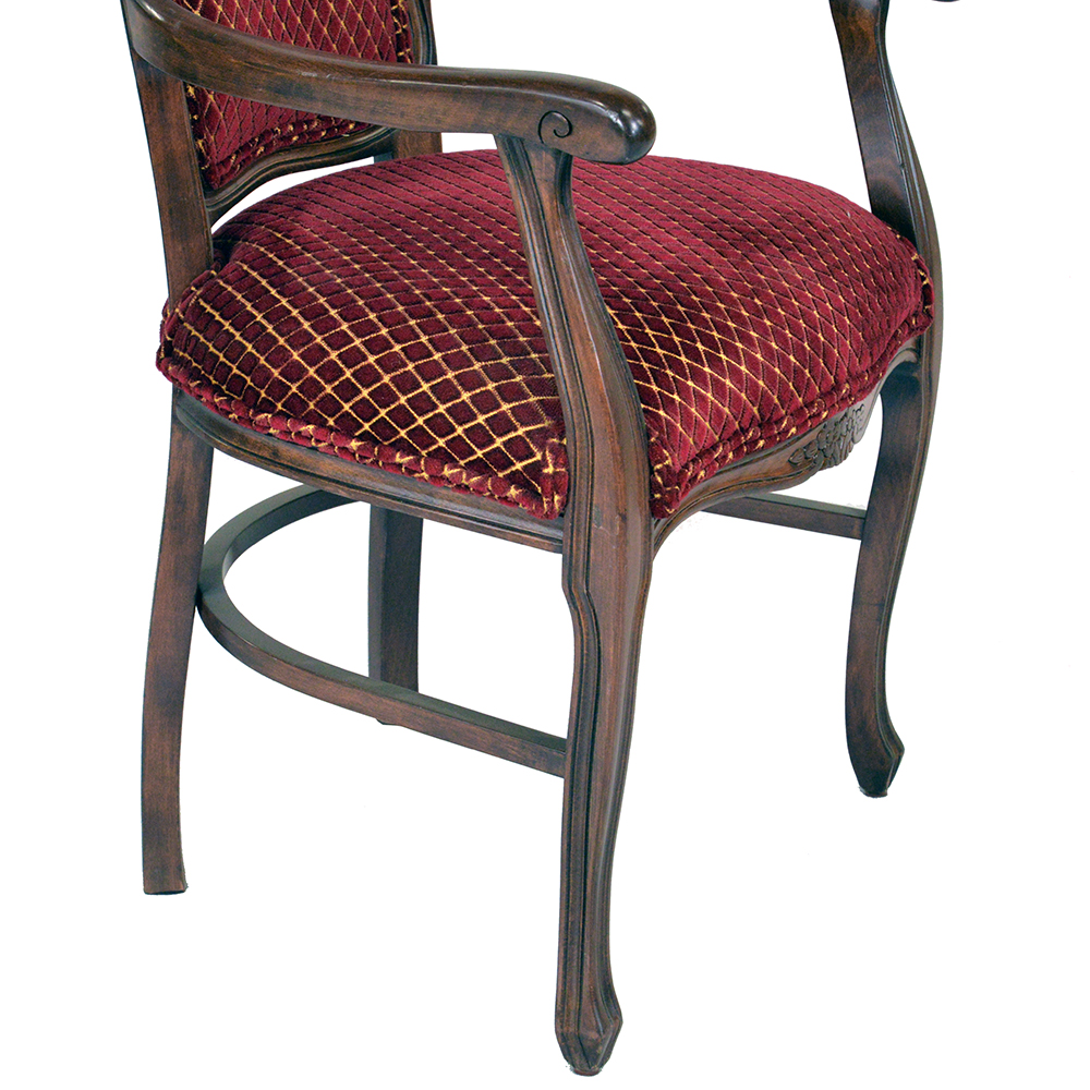 louis xv junior arm chair s1002a2-1-1 sigla furniture