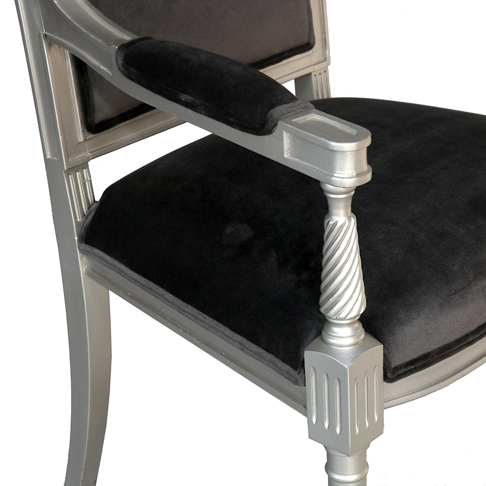 louis xvi palermo arm chair s784a1-1 sigla furniture