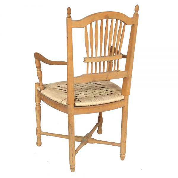 mimi country french wheat back arm chair s781a1-1-1-1 sigla furniture
