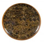 poorya round louis x accent table marble top s1221et1-1-1 sigla furniture