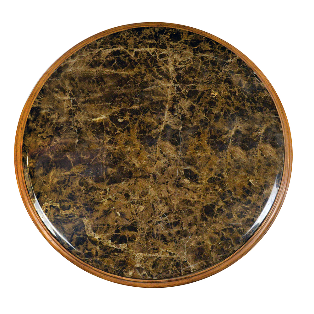 poorya round louis x accent table marble top s1221et1-1-1 sigla furniture