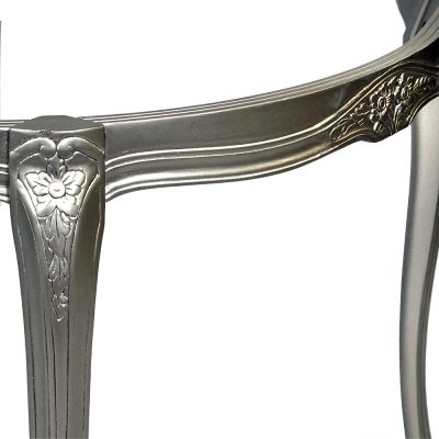 round louis xv glass top dining table s739twg1-1 sigla furniture