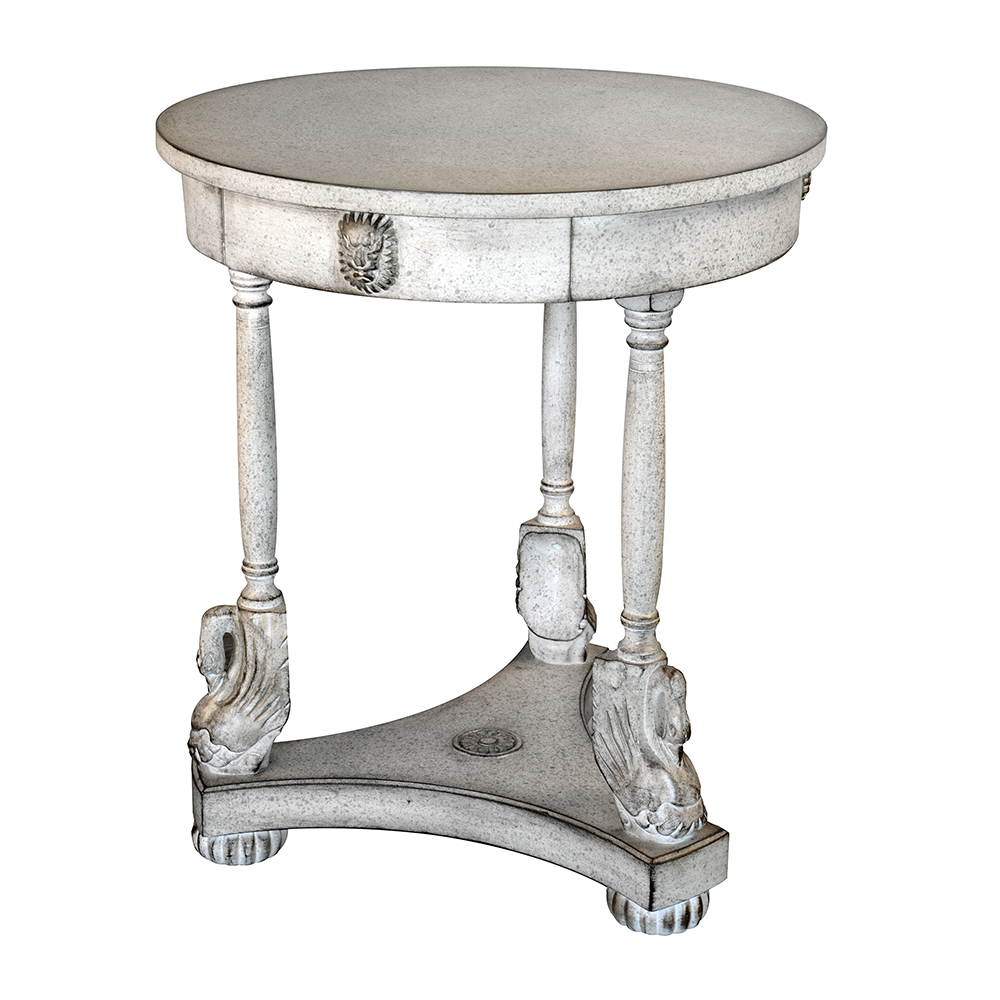 swan leg accent table s1033at-2 sigla furniture