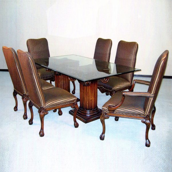 Ball and Claw 7 Piece Dining Set S449SET2 sigla furniture