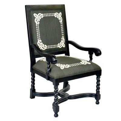 bella bobbin twister arm chair s857a-6 sigla furniture