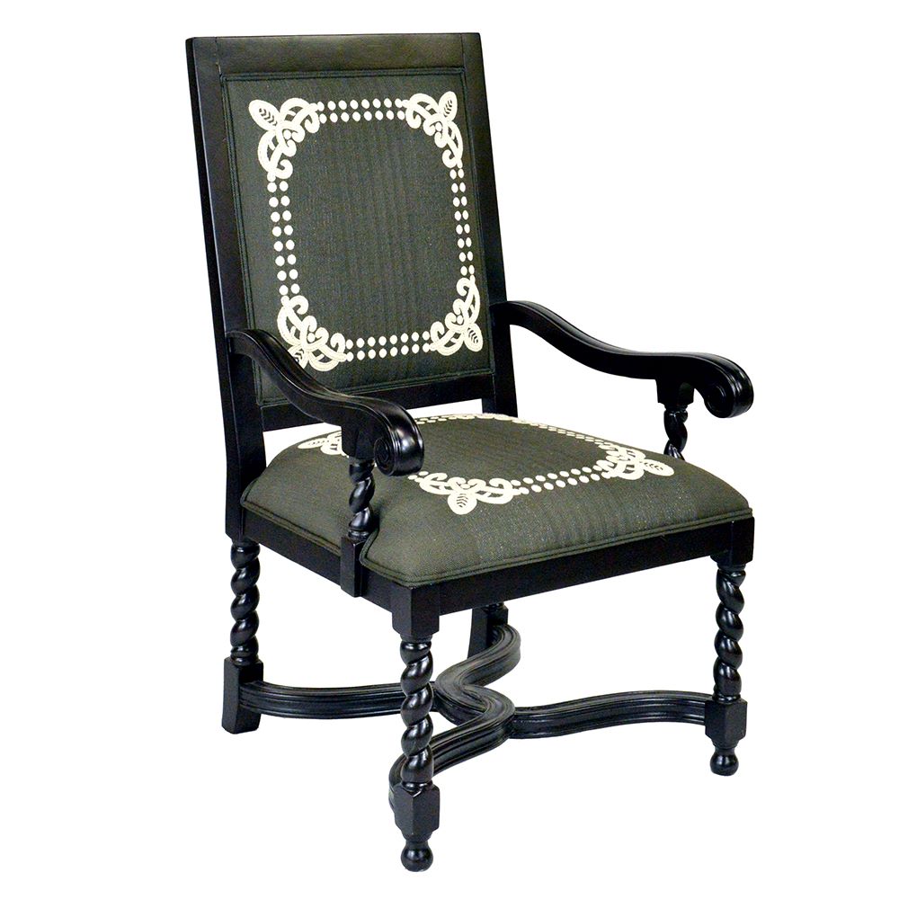 bella bobbin twister arm chair s857a-6 sigla furniture