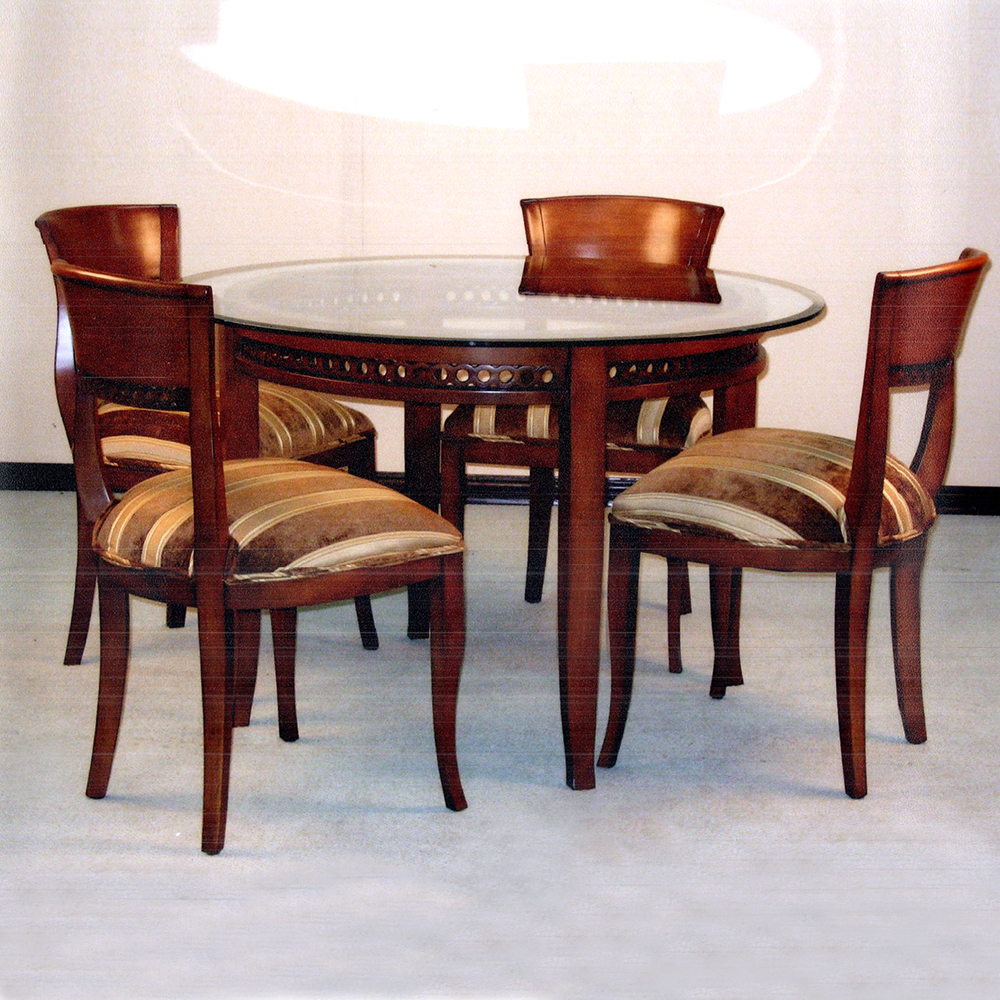 Italian Biedermeier 5 Piece Dining Set S021SET-1 sigla furniture