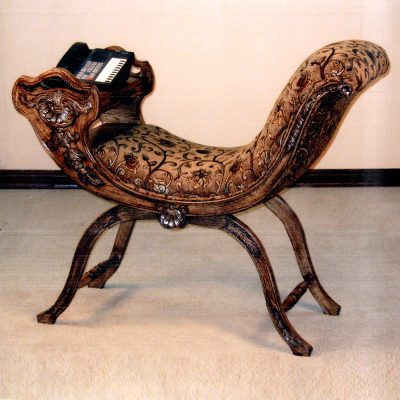Tannaz Traditional Italian Telephone Bench S010B-1 sigla furniture