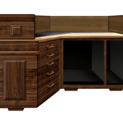 full bar with drawers and refrigerator room s870bart-1 sigla furniture