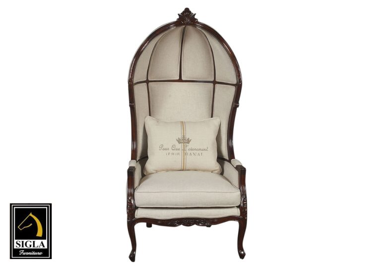 Add Balloon Canopy Hood Throne Lounge Chair to your Home