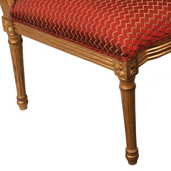16th Century French Versailles Louis XVI Side Chair - Image 3
