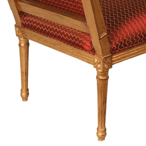 16th Century French Versailles Louis XVI Side Chair - Image 4