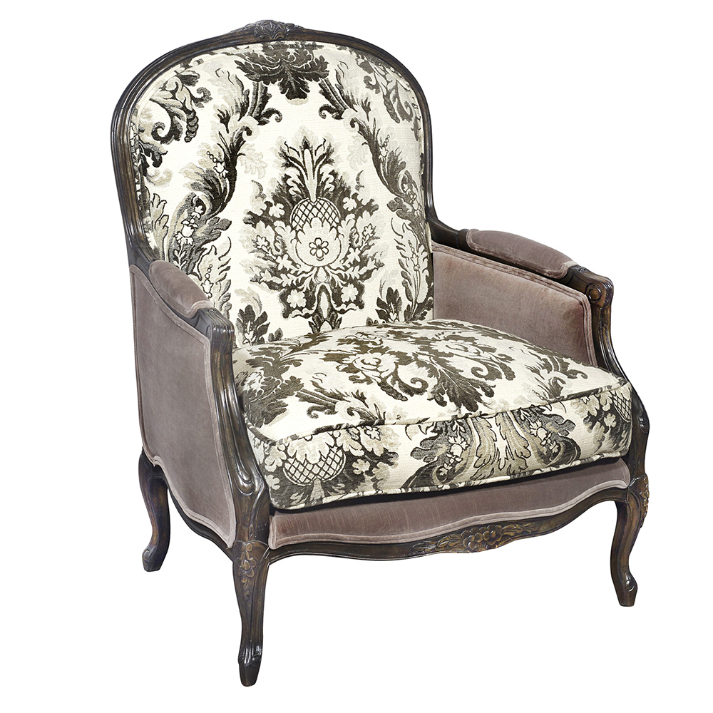 Louis XV Traditional Lounge Chair