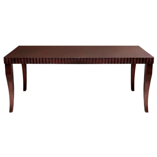 Balboa Modern Rectangular Wood Top Table - Image 2