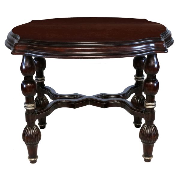 Baroque Elegance Transitional Accent Table - Image 3