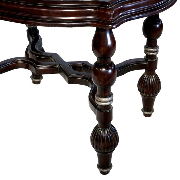 Baroque Elegance Transitional Accent Table - Image 4
