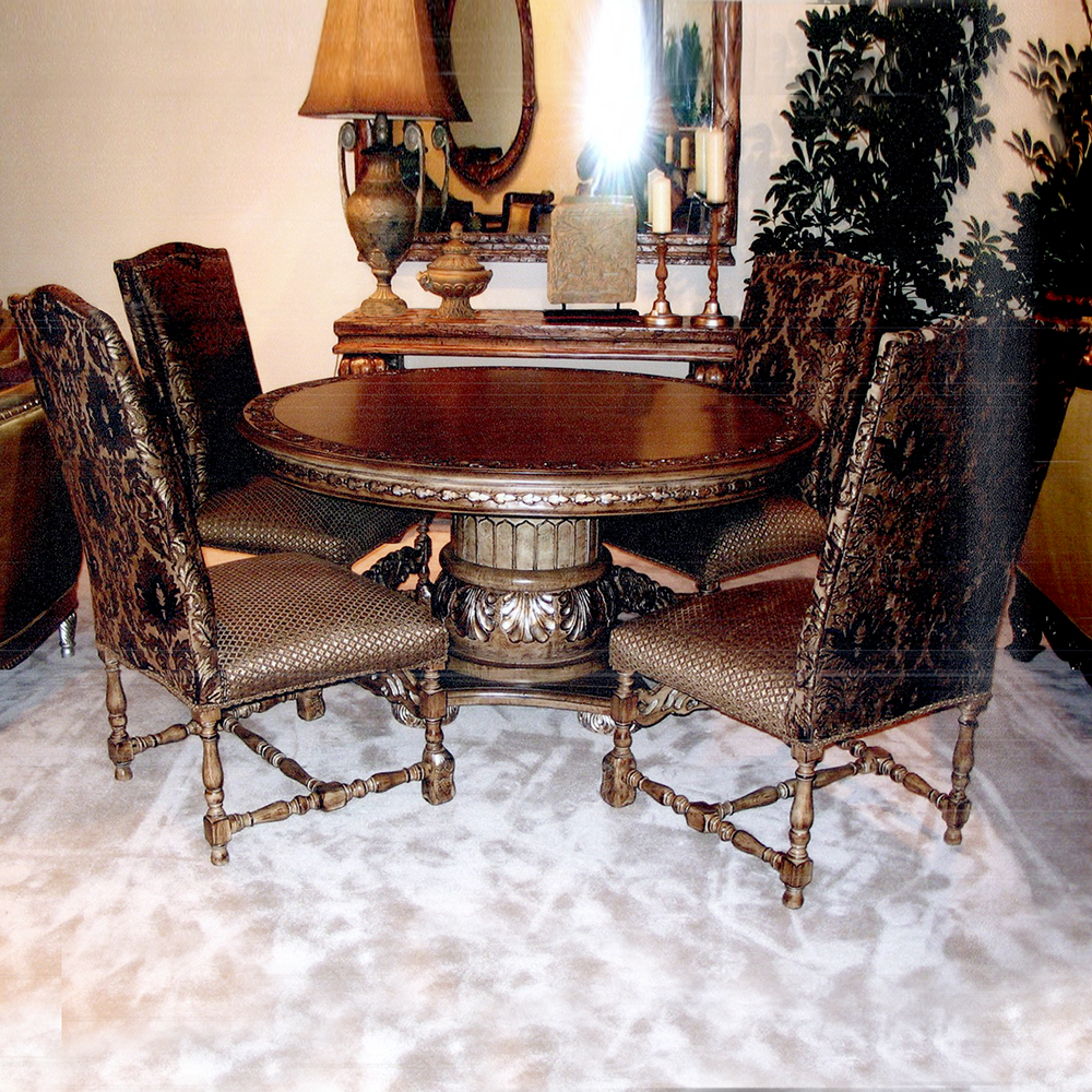 Benton Louis XV Carved Dining Furniture Set