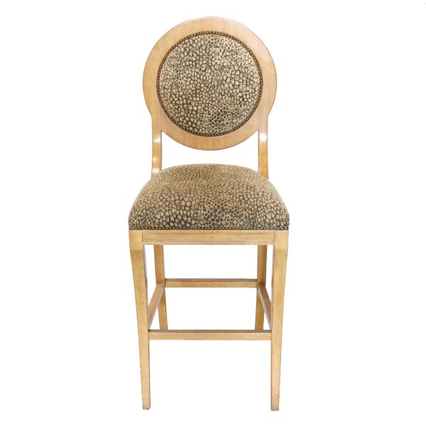 Capri Round Back Transitional Barstool - Image 4