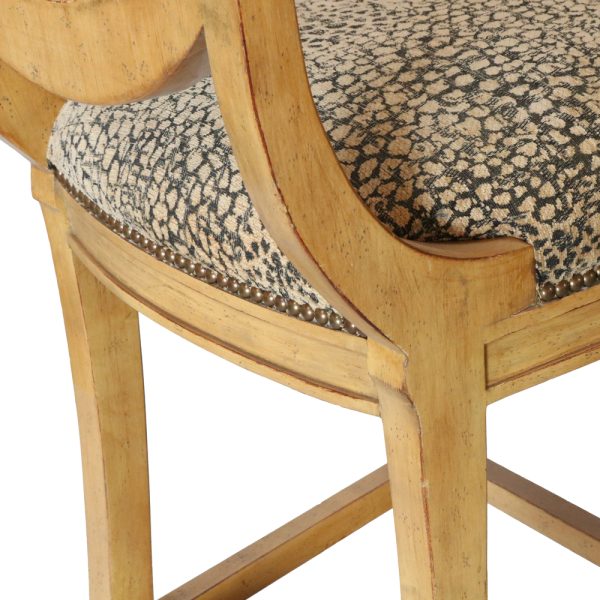 Capri Round Back Transitional Barstool - Image 6