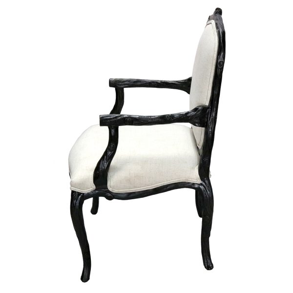 Chiseled Louis XII Arm Chair - Image 11