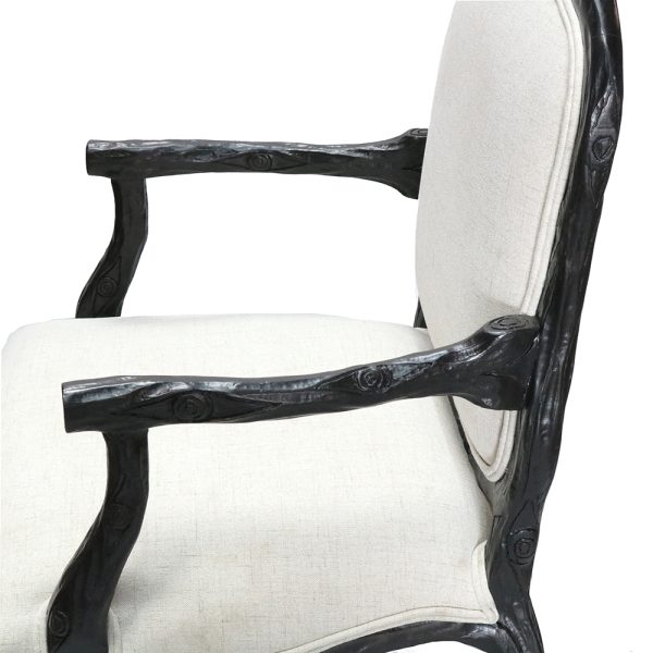 Chiseled Louis XII Arm Chair - Image 10
