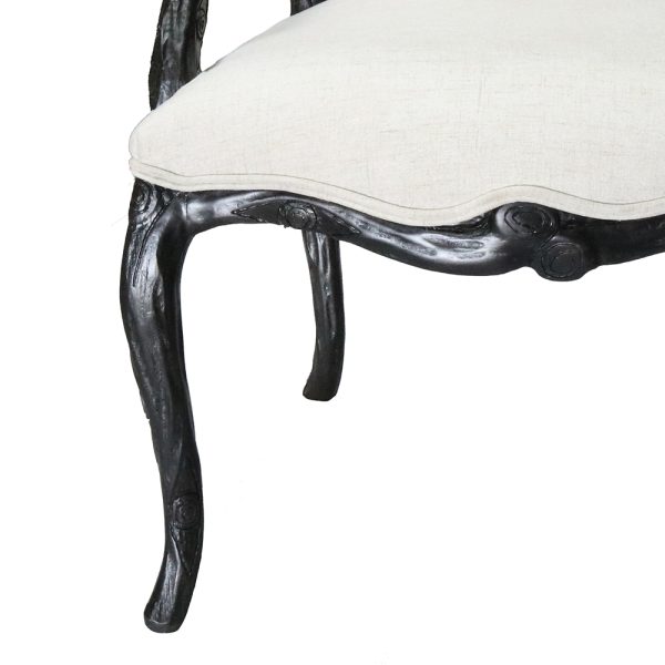 Chiseled Louis XII Arm Chair - Image 2