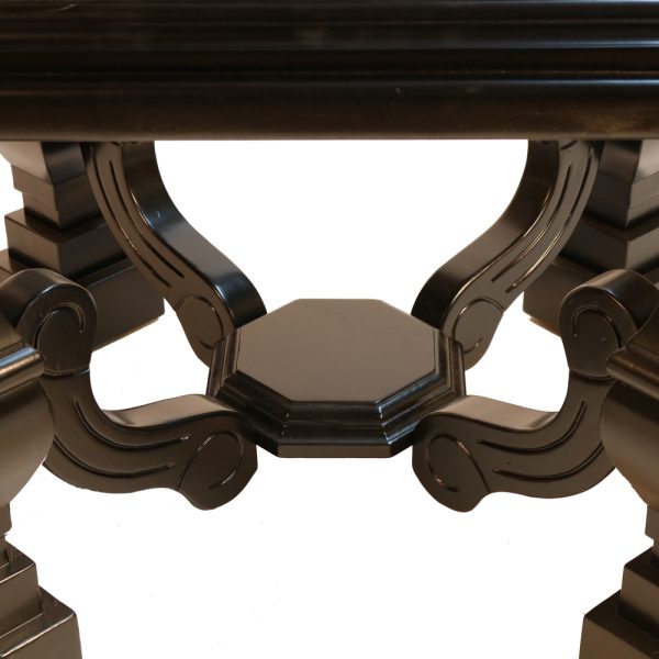 Clean Transitional Glass Top Coffee Table - Image 6