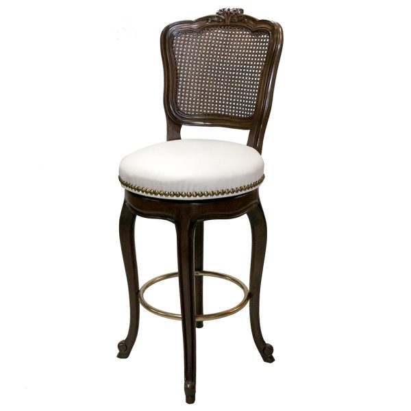Dancing Lady Italian Cane Back Swivel Barstool S739BA-1 - Image 8
