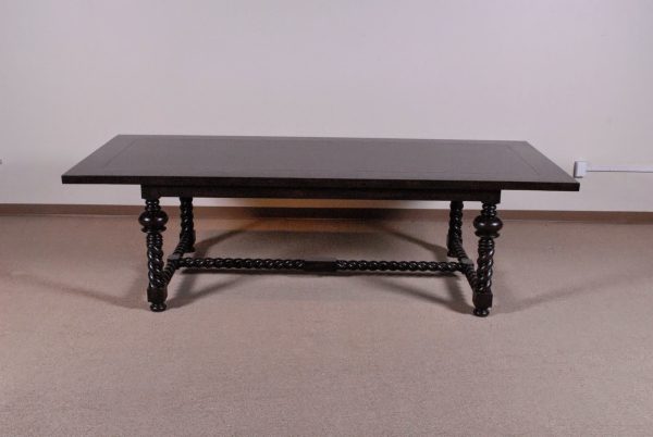 Expandable Barley Twist Transitional Dining Table - Image 5