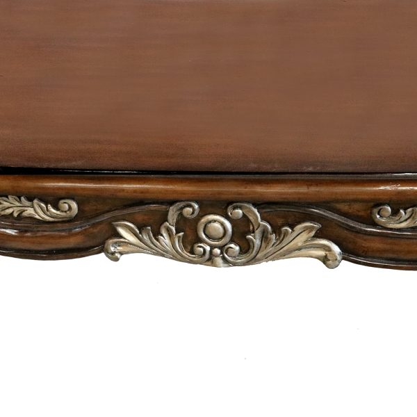Fiona Traditional Rectangular Wood Top Table - Image 5