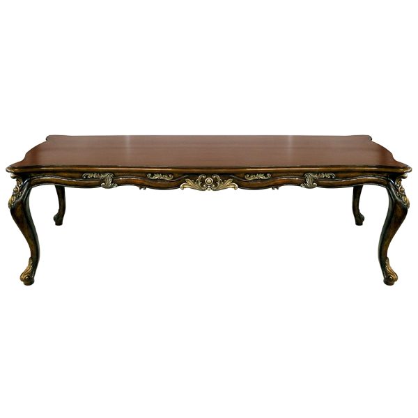 Fiona Traditional Rectangular Wood Top Table - Image 6