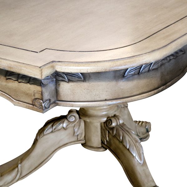 French Extendable Louis Pedestal Dining Table - Image 4