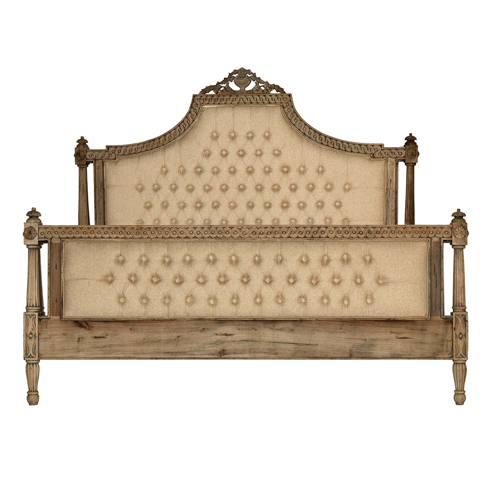 French Luxury Tufted Bed Frame King or Queen