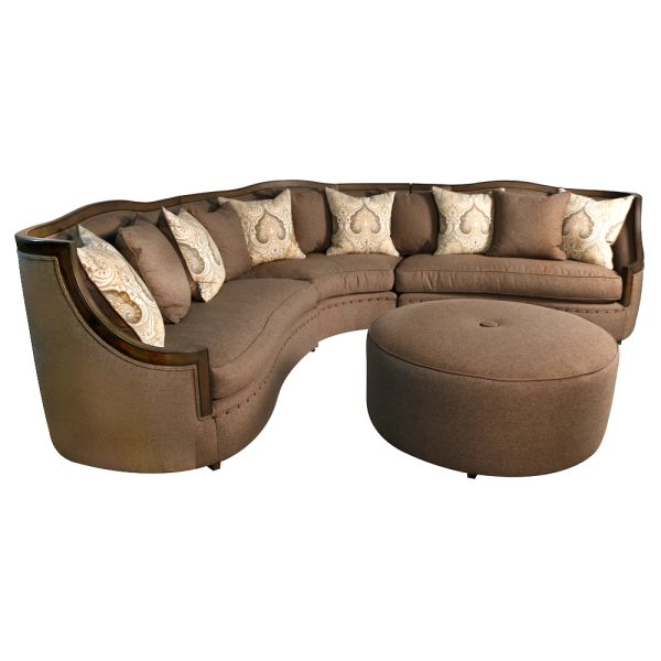 Hasti Sectional Sofa with Tuscan Hill Coffee Table - Image 5