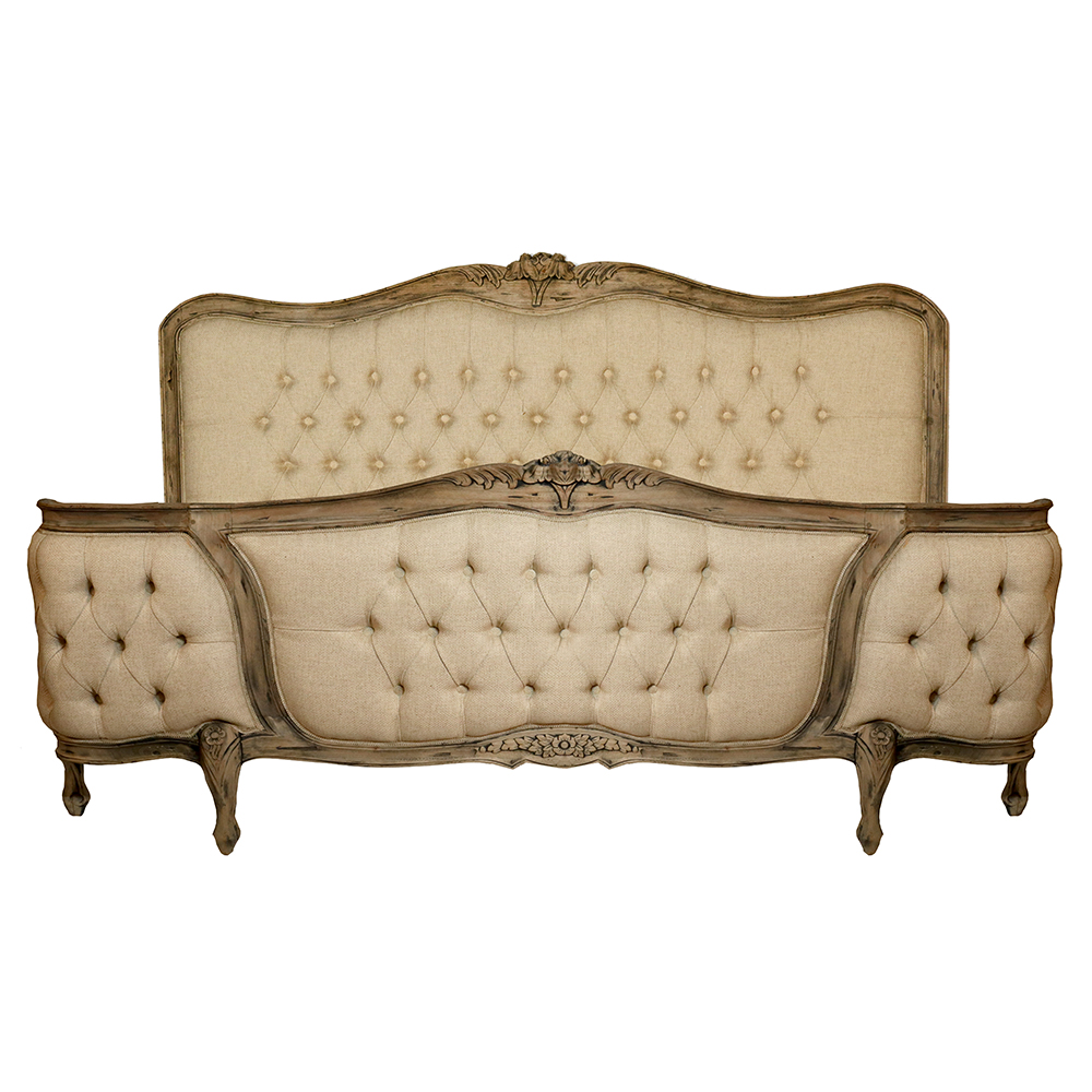 Italian-Style Luxury Tufted Bed Frame King or Queen