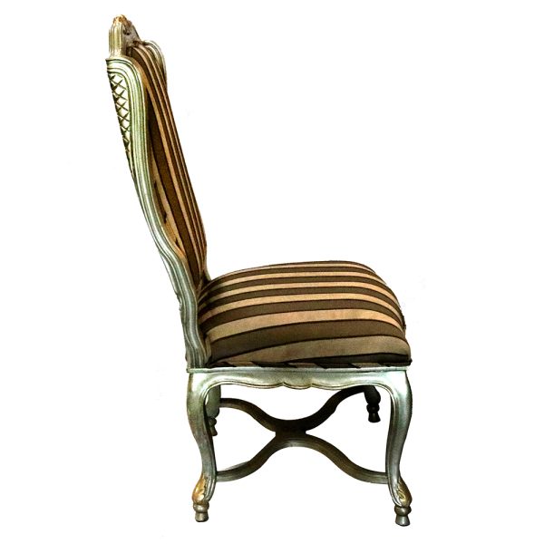 Italian Traditional Wing Back Side Chair - Image 5