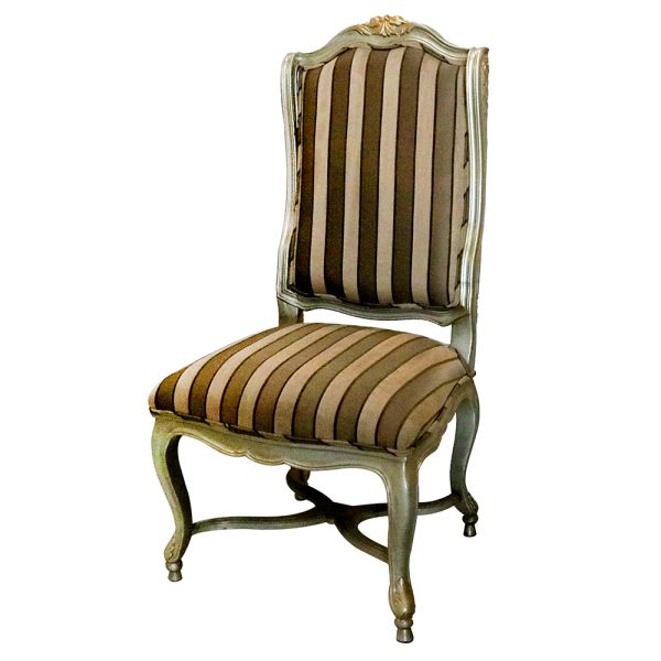 Italian Traditional Wing Back Side Chair - Image 8