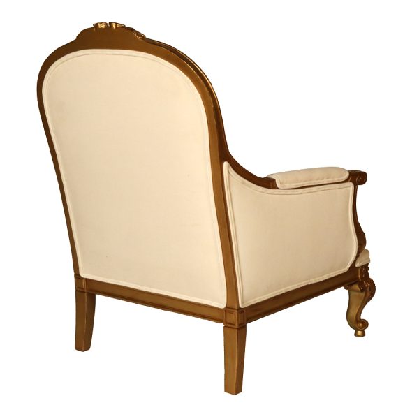 Louis XV Italian Traditional Lounge Chair Furniture - Image 5