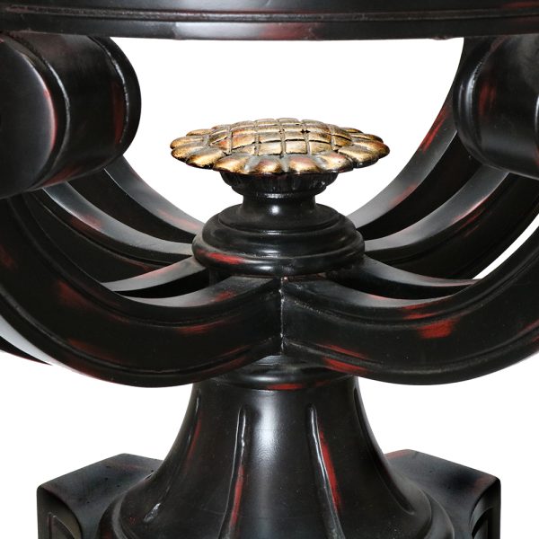 Louis XVI High-End Diba Glass Top Accent Table - Image 7