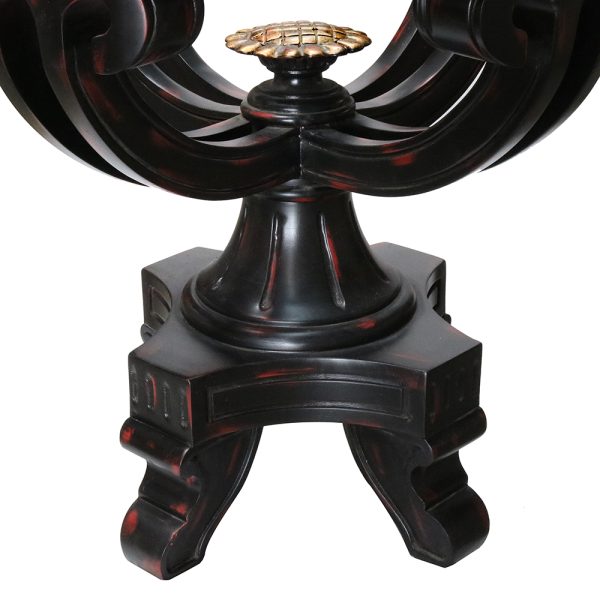Louis XVI High-End Diba Glass Top Accent Table - Image 2