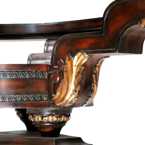 Louis XVI High-End Diba Glass Top Coffee Table - Image 5