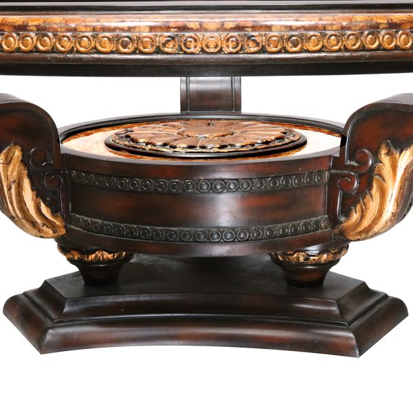 Louis XVI High-End Diba Glass Top Coffee Table - Image 2