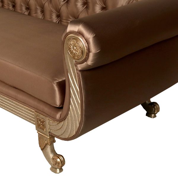 Maharajah Tufted Back Traditional Sofa - Image 2