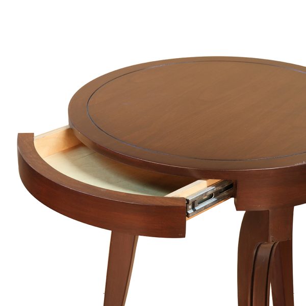 Mahnaz Modern Custom Wood Top Accent Table - Image 2