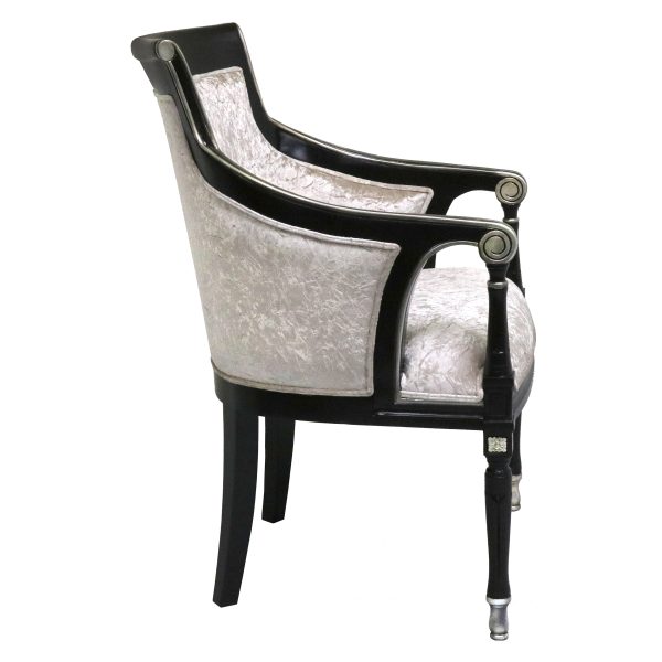 Majestic Noir Italian Lounge Chair - Image 5