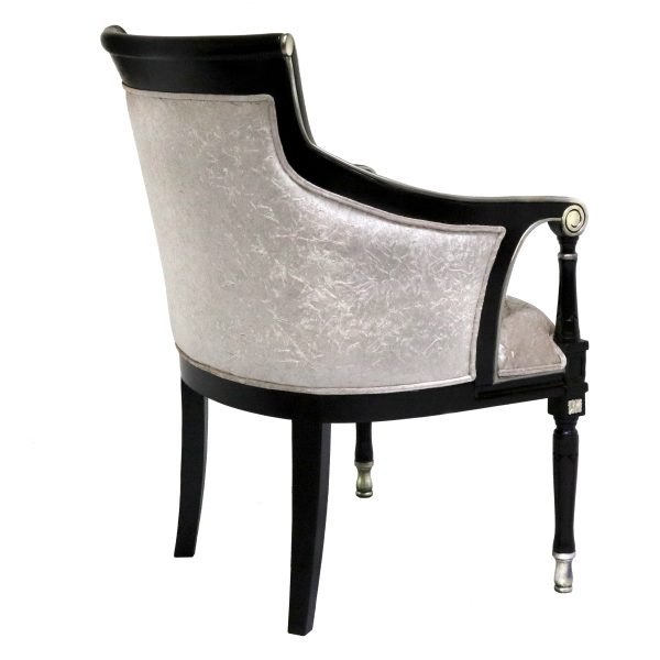 Majestic Noir Italian Lounge Chair - Image 6