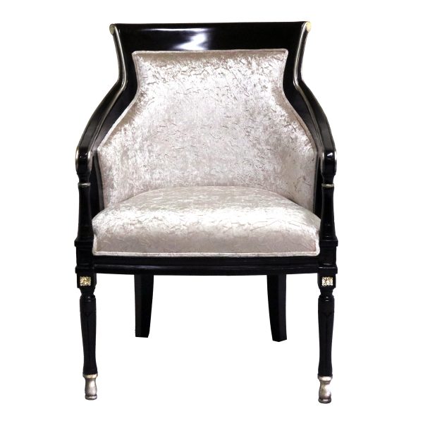 Majestic Noir Italian Lounge Chair - Image 4